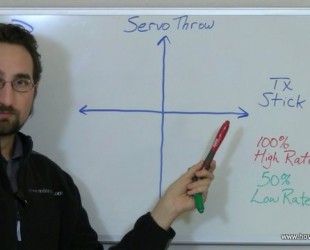 Graphing servo movement vs stick movement